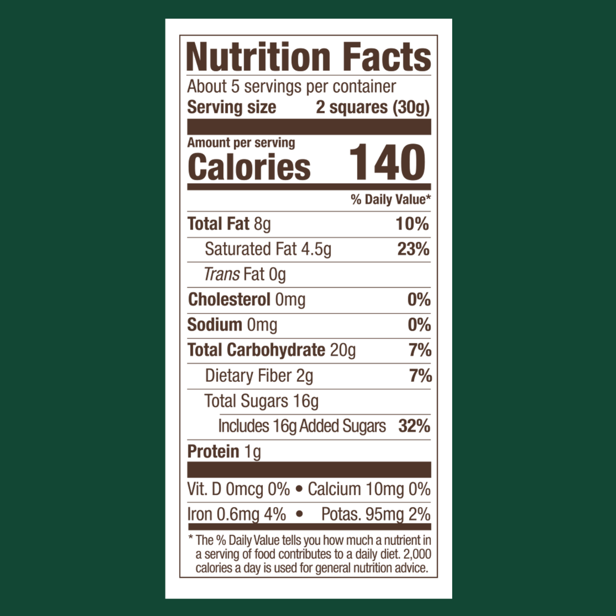 Dark Chocolate Mint SQUARES Medium Bag (Case of 6) - Image 3