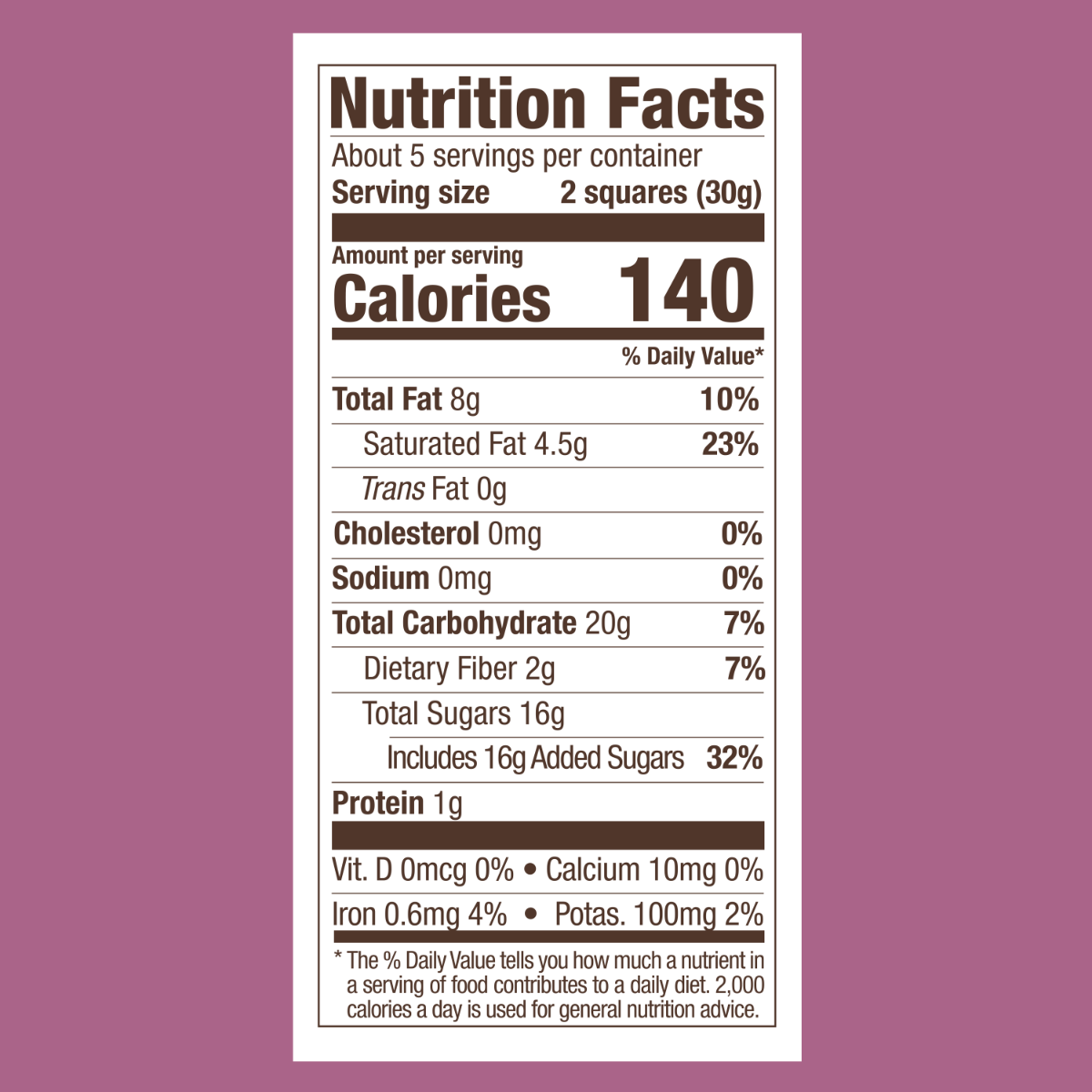 Dark Chocolate Raspberry SQUARES Medium Bag (Case of 6) - Image 3