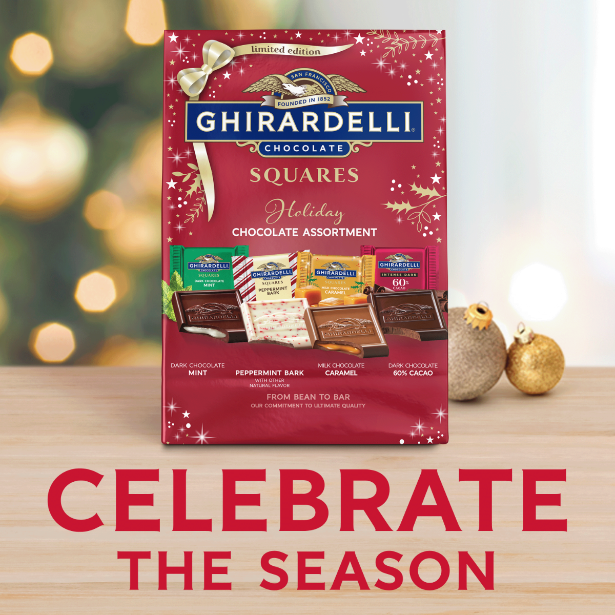 Assorted Holiday Chocolate SQUARES Extra Large Bags (Case of 6) - Image 5