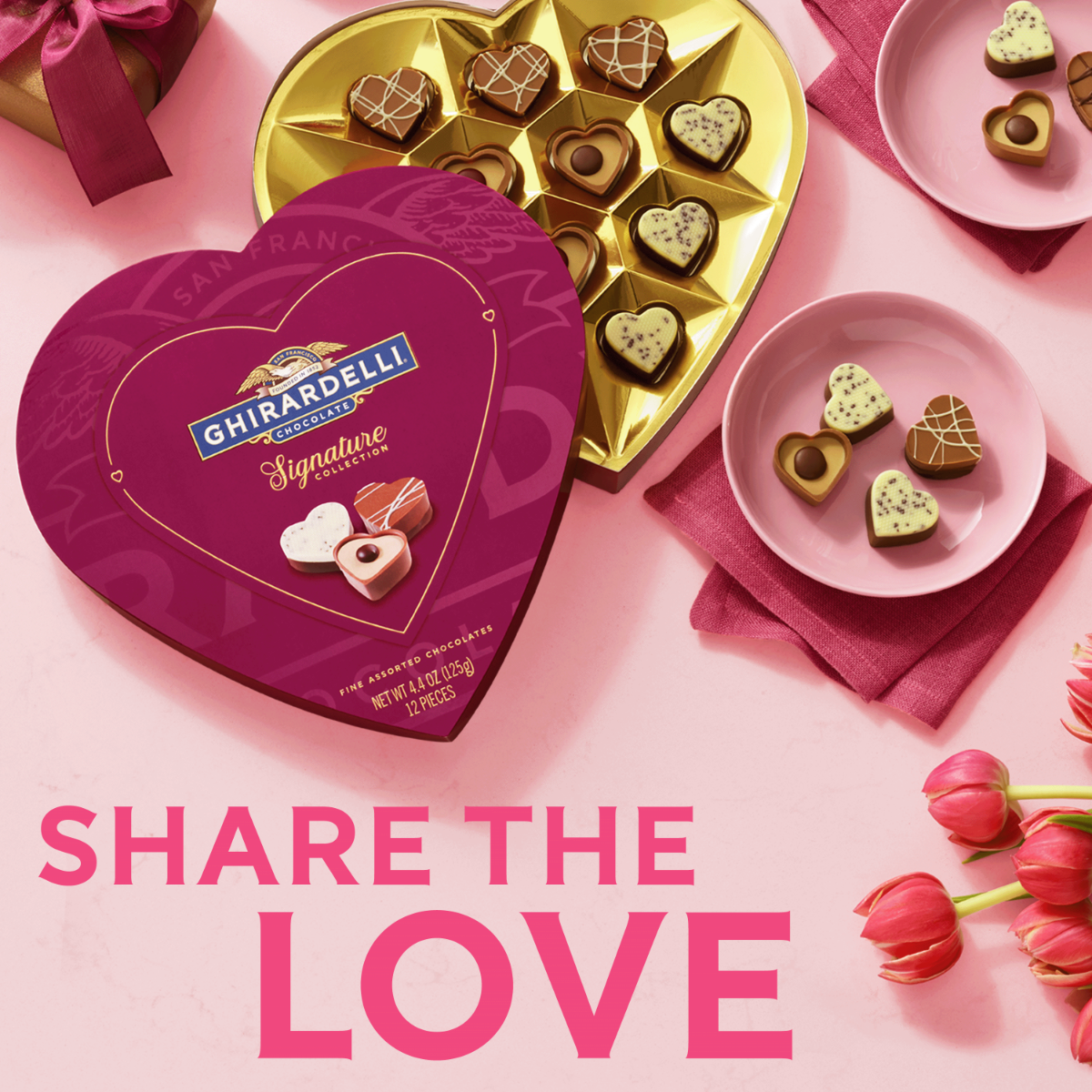 Valentine's Signature Praline Heart Gift Box - Image 4