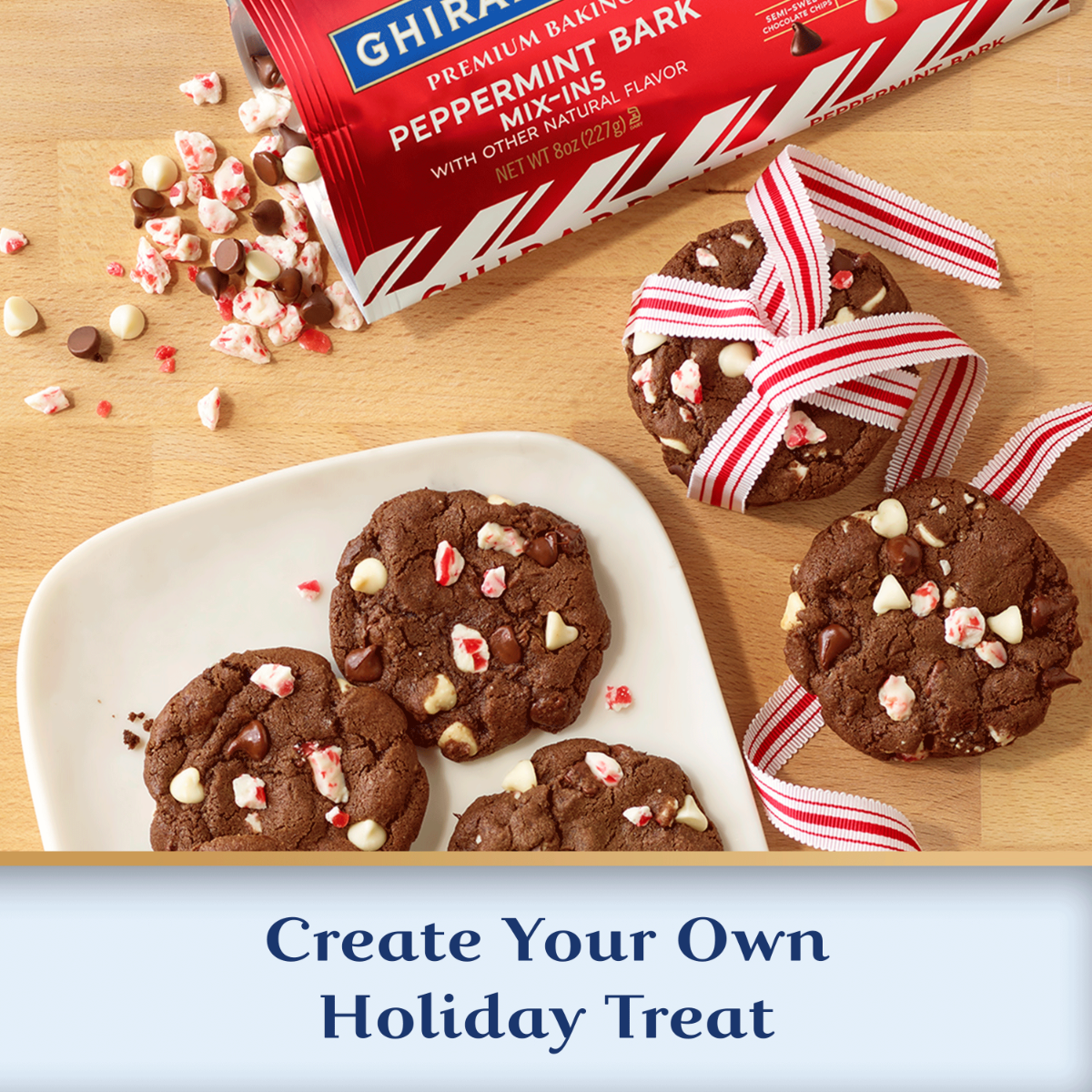 Ghirardelli Peppermint Bark Mix-Ins 8 Oz Bag - Image 4
