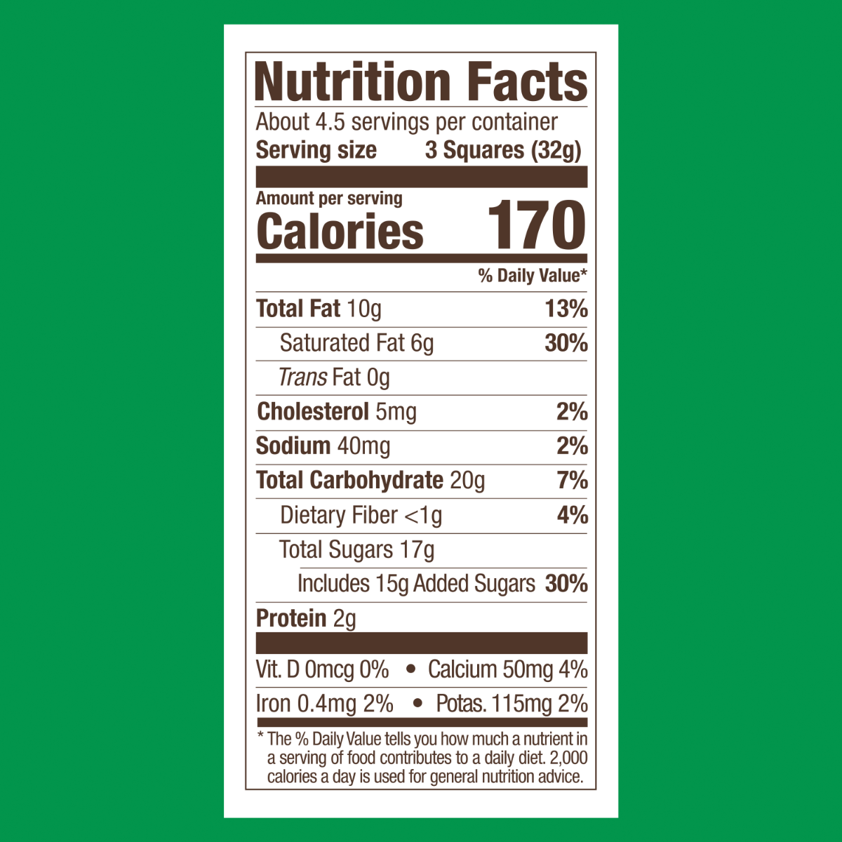 Milk Chocolate Mint Cookie SQUARES Case Pack (540 ct) - Image 3