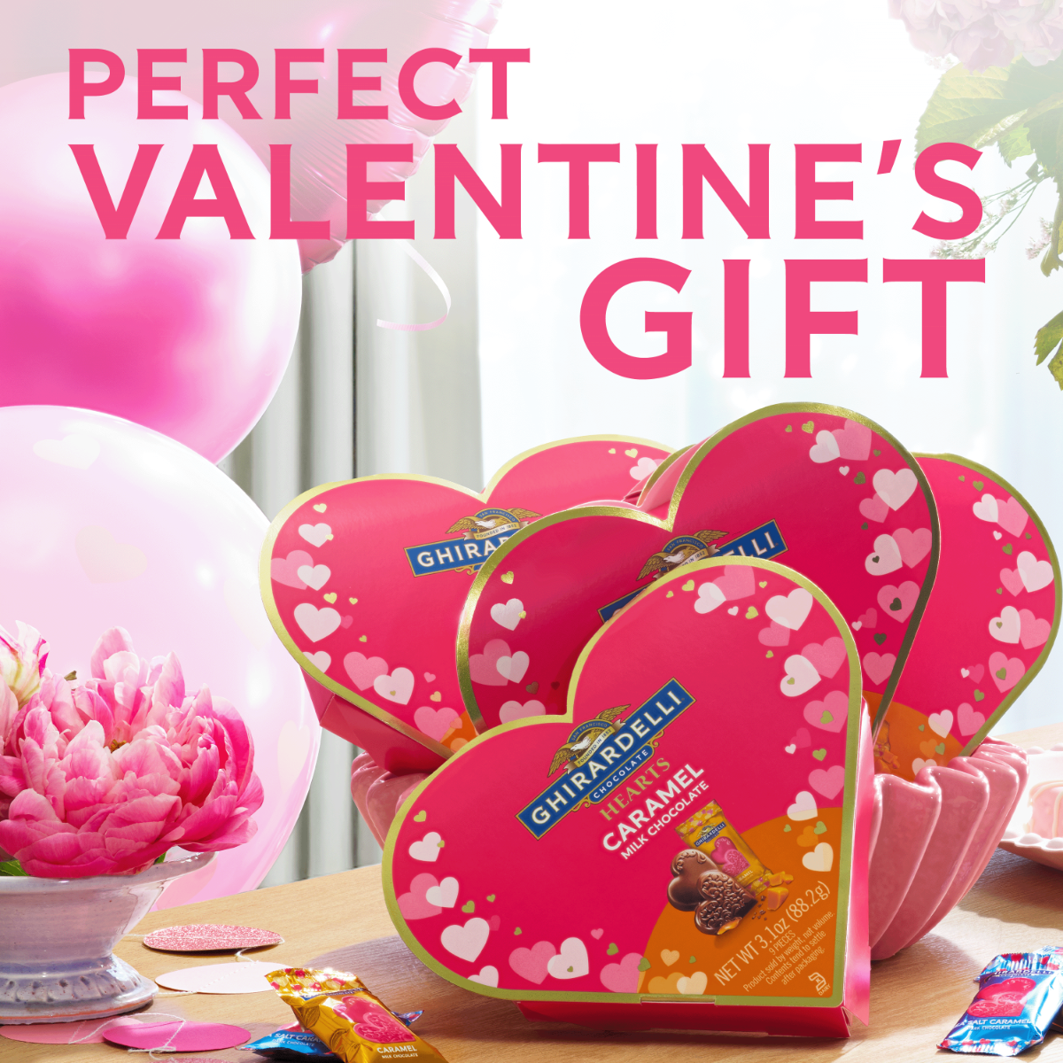 Milk Chocolate Caramel Hearts Gift Box - Image 5