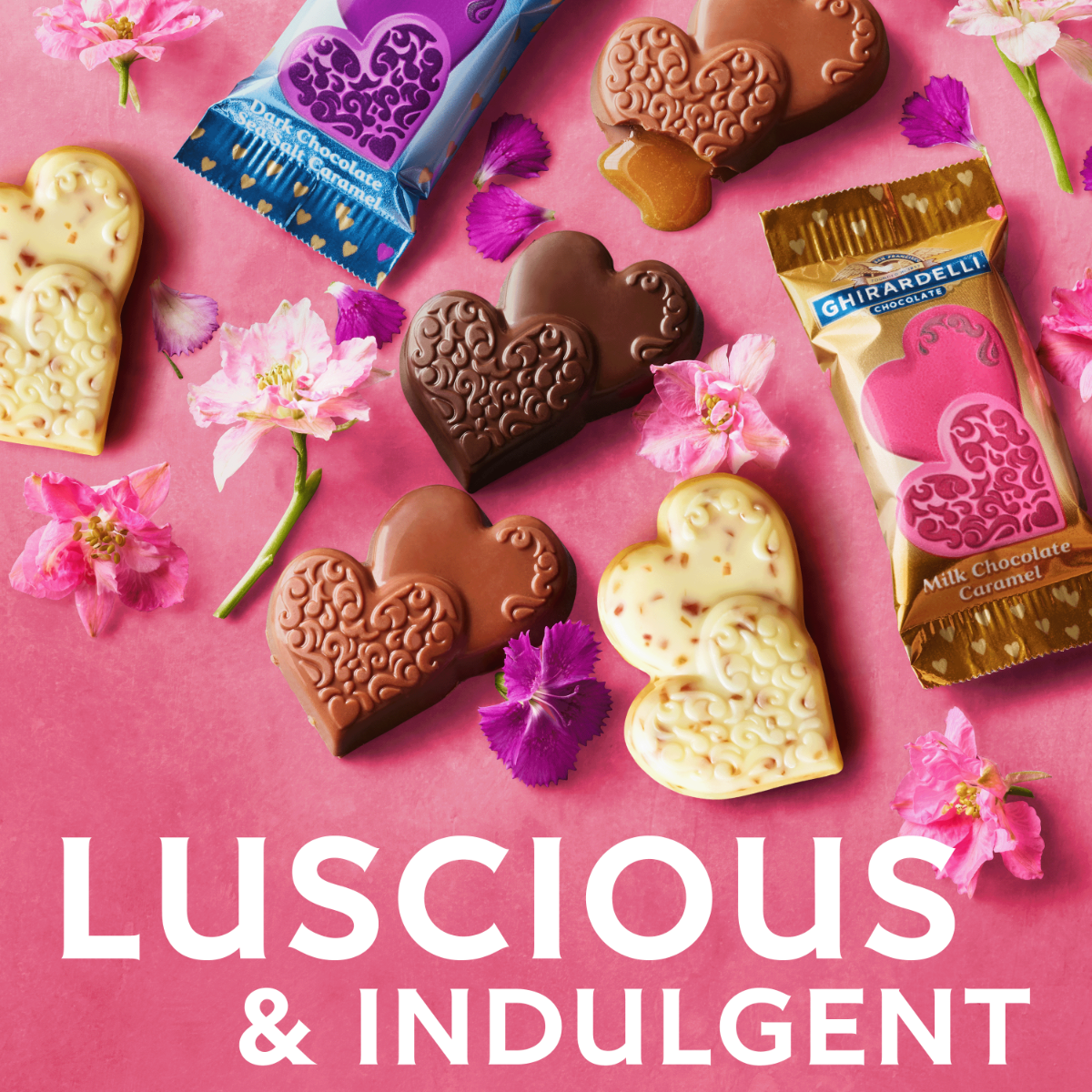 Assorted Chocolate Hearts Extra Large Bag (Case of 6) - Image 6