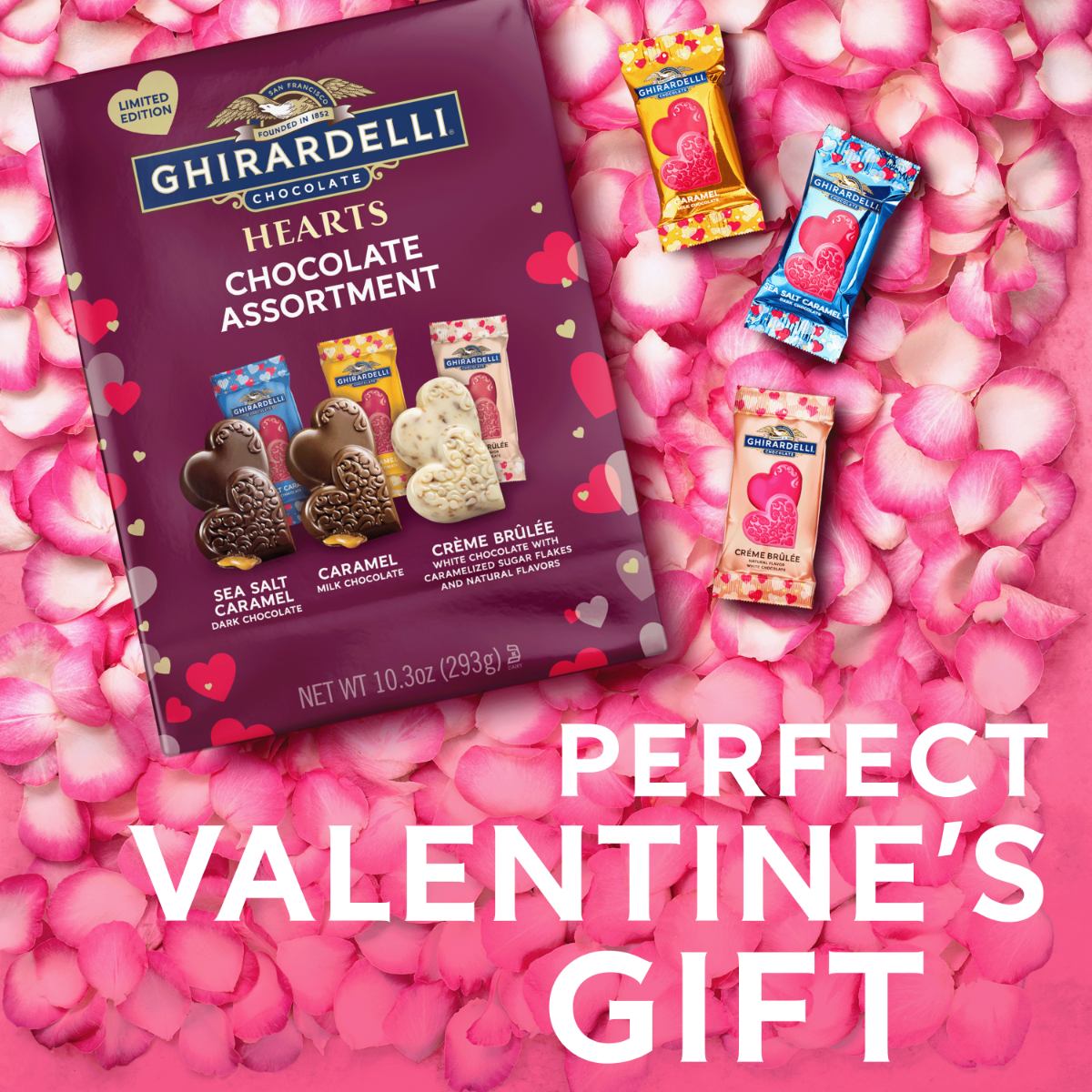 Assorted Chocolate Hearts Extra Large Bag (Case of 6) - Image 5