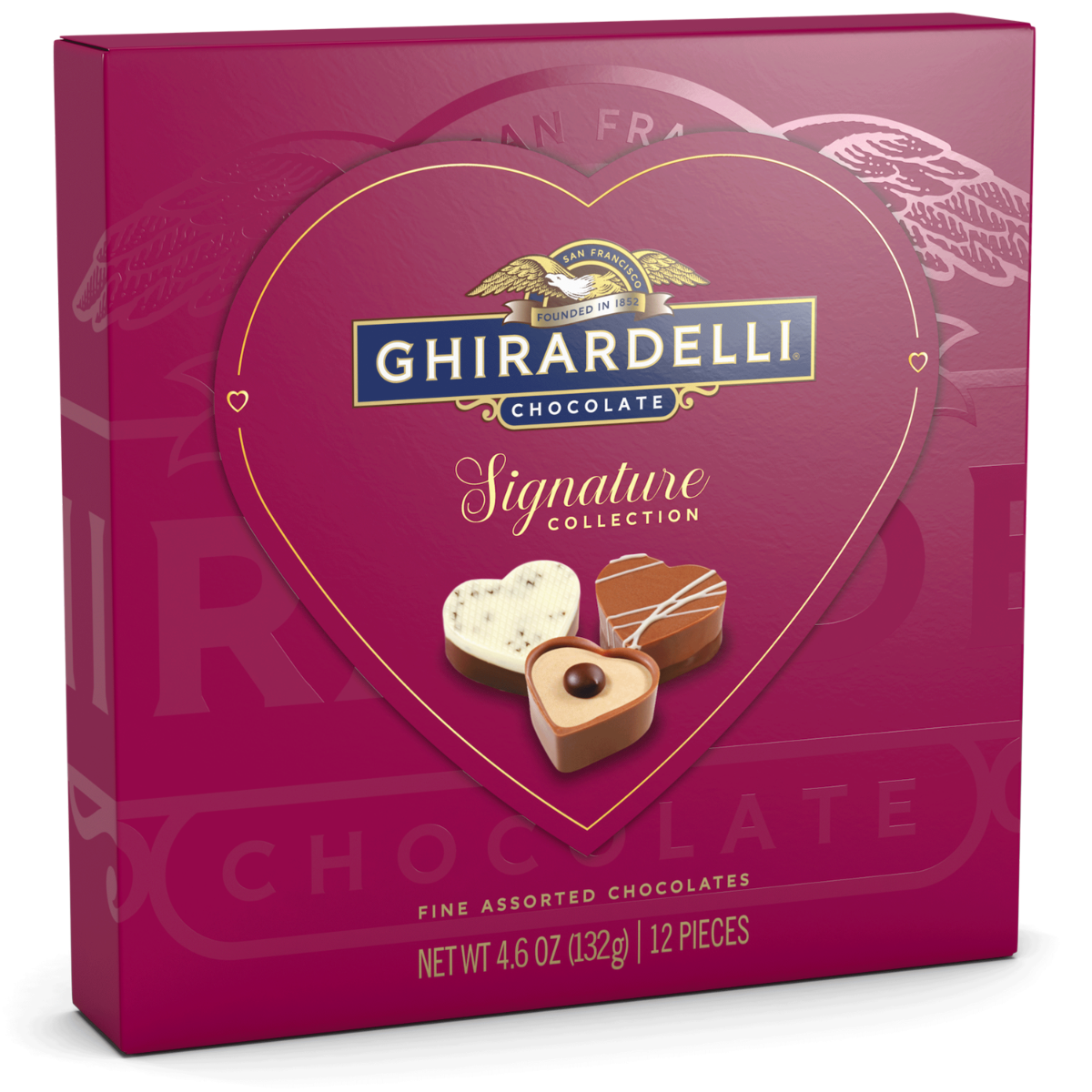 Valentine's Signature Praline Square Gift Box