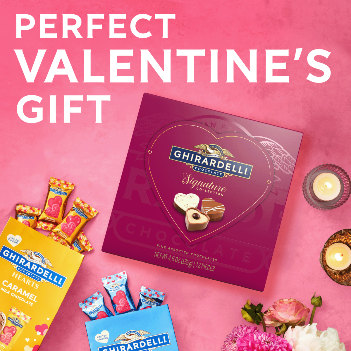 Valentine's Signature Praline Square Gift Box - Image 6
