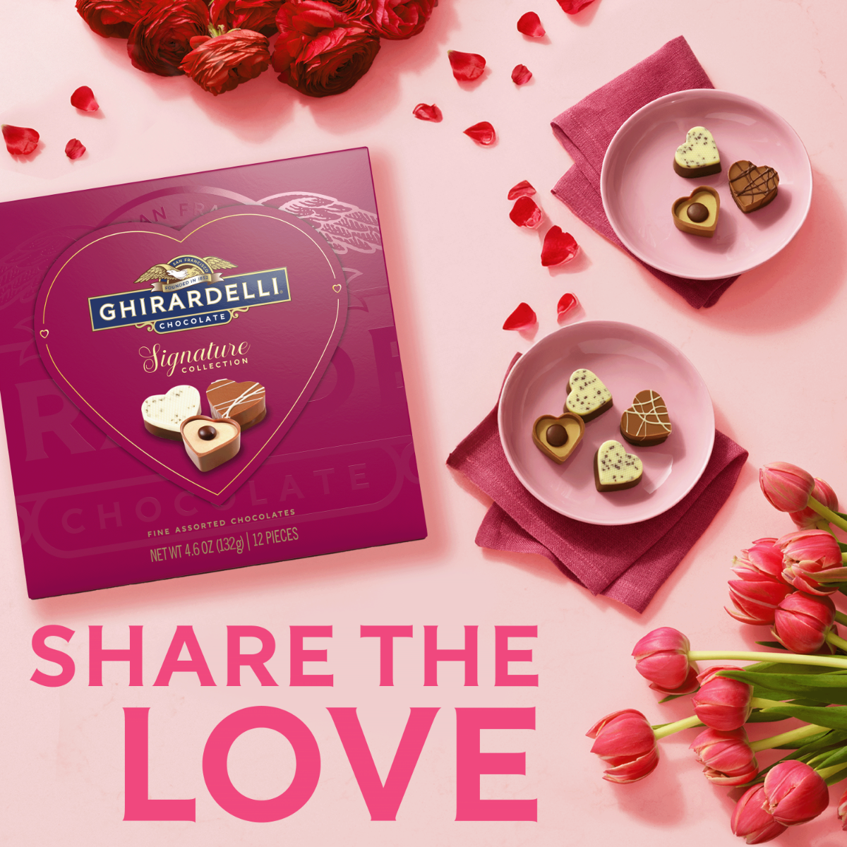 Valentine's Signature Praline Square Gift Box - Image 5