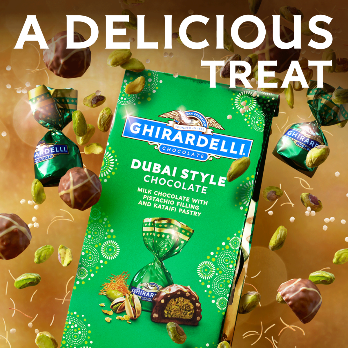 Ghirardelli Dubai Style Chocolate Bag 4 oz - Image 7