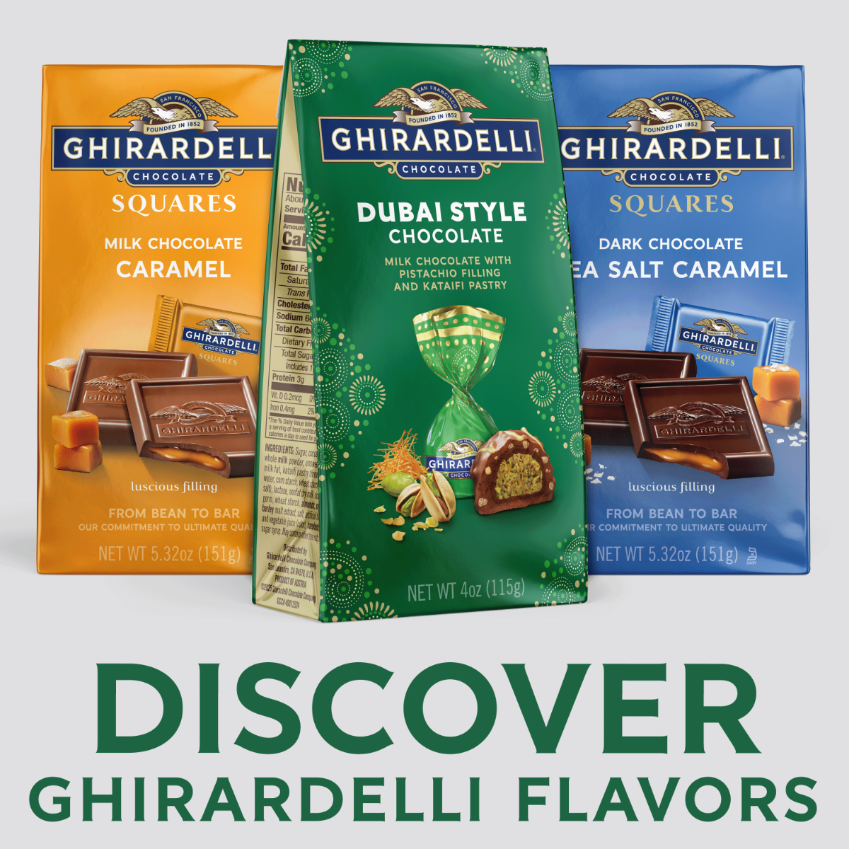 Ghirardelli Dubai Style Chocolate Bag 4 oz - Image 8
