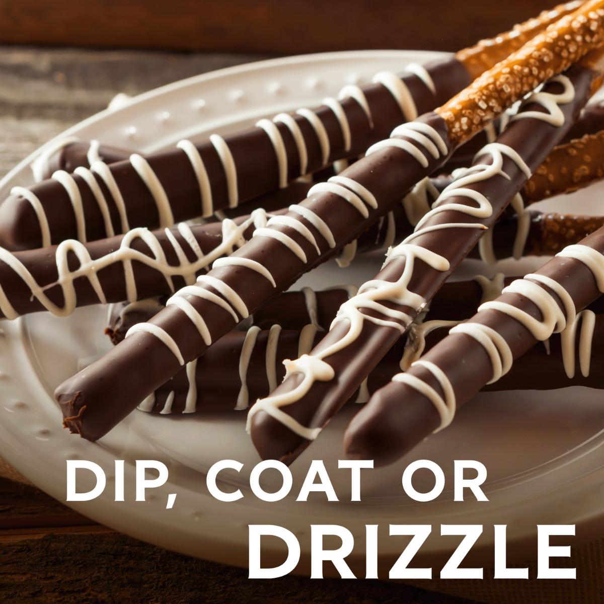 Dark Chocolate Flavored Melting Wafers (Case of 6 Bags) - Image 4