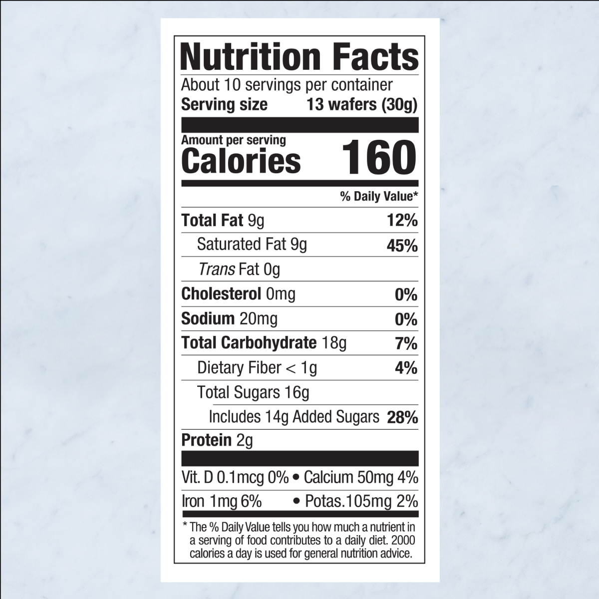Alternative view of Milk Chocolate Flavored Melting Wafers (Case of 6 Bags)