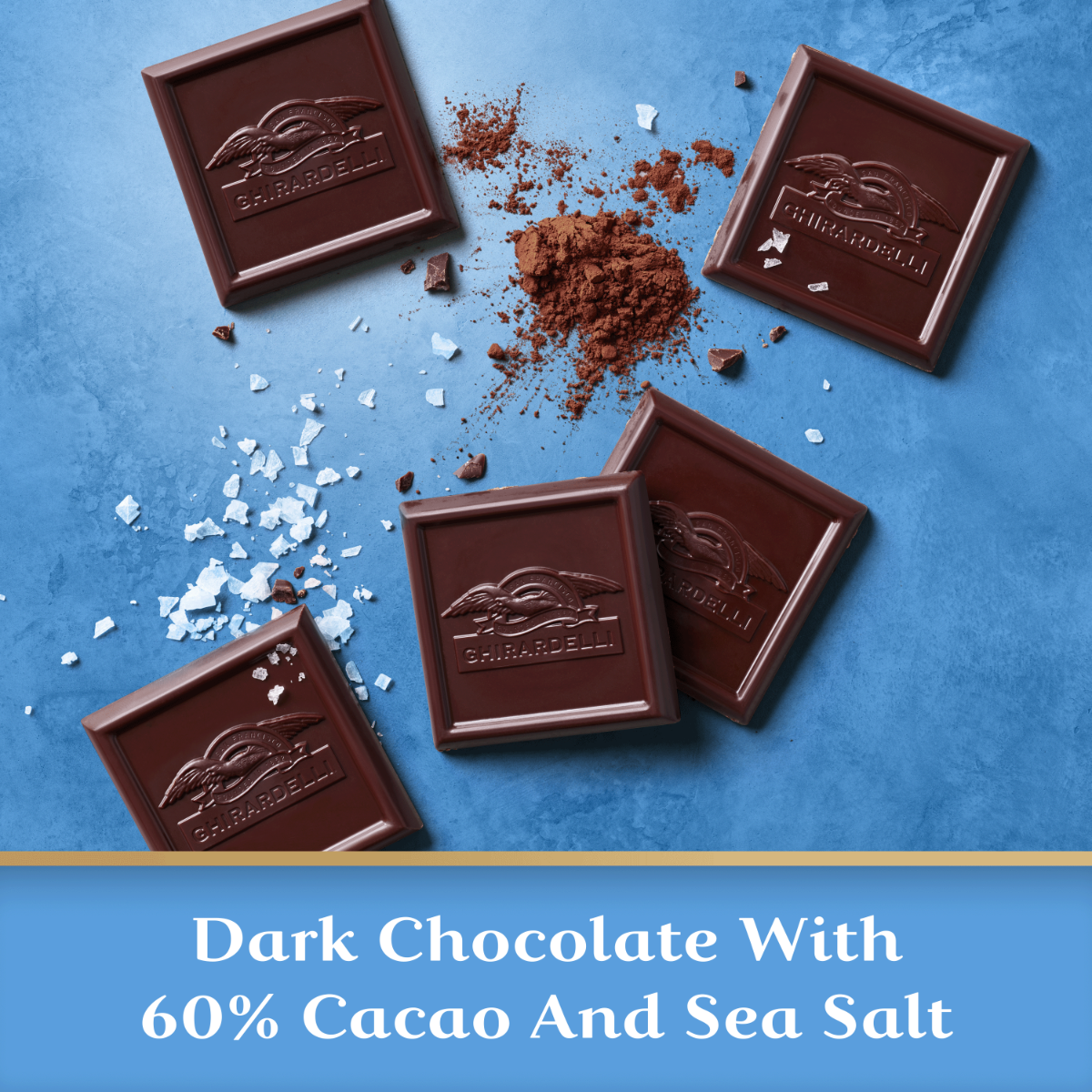Intense Dark Sea Salt 60% Cacao Dark Chocolate Bar (Case of 12) - Image 5