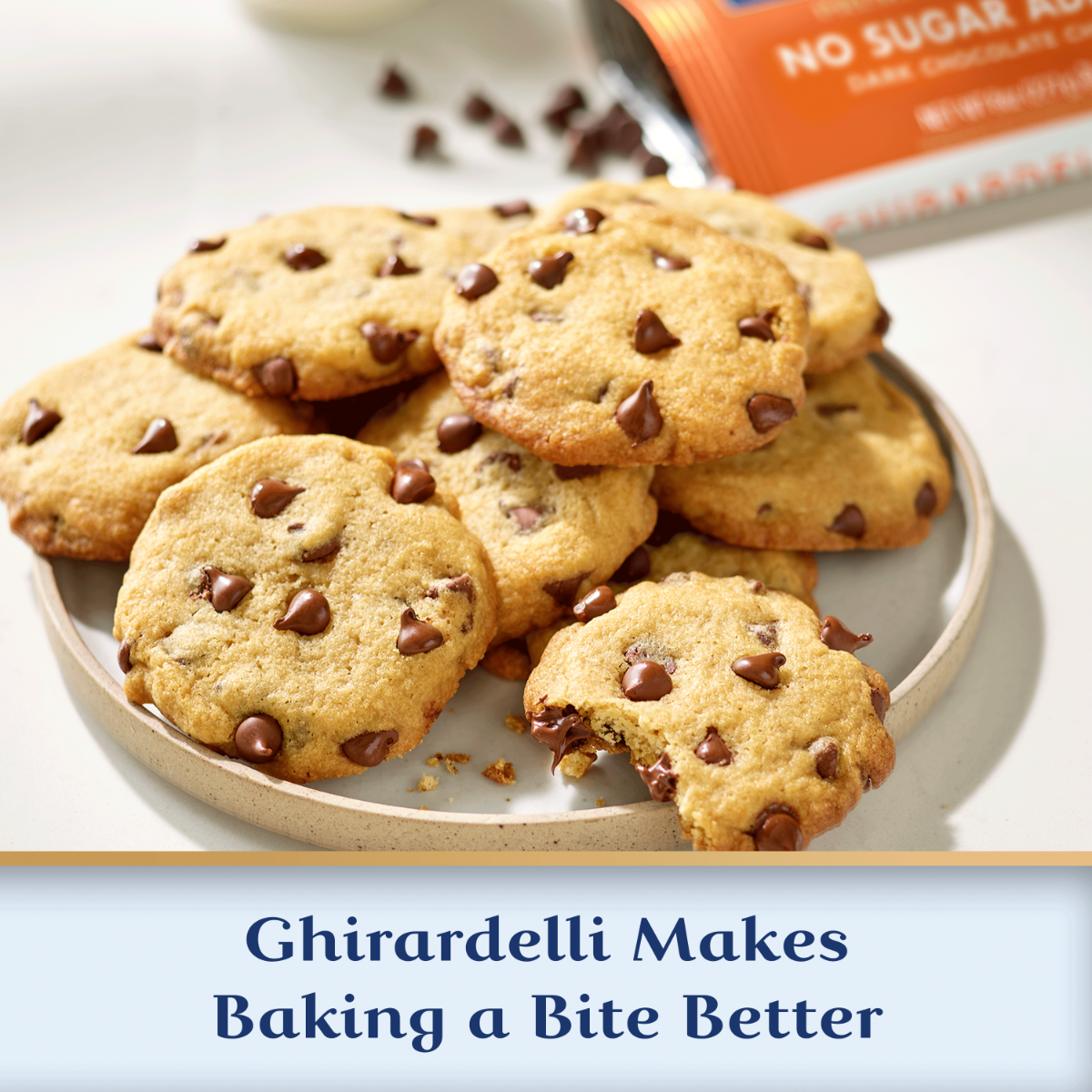 Ghirardelli No Sugar Added Dark Chocolate Chips (Case of 12) - Image 4