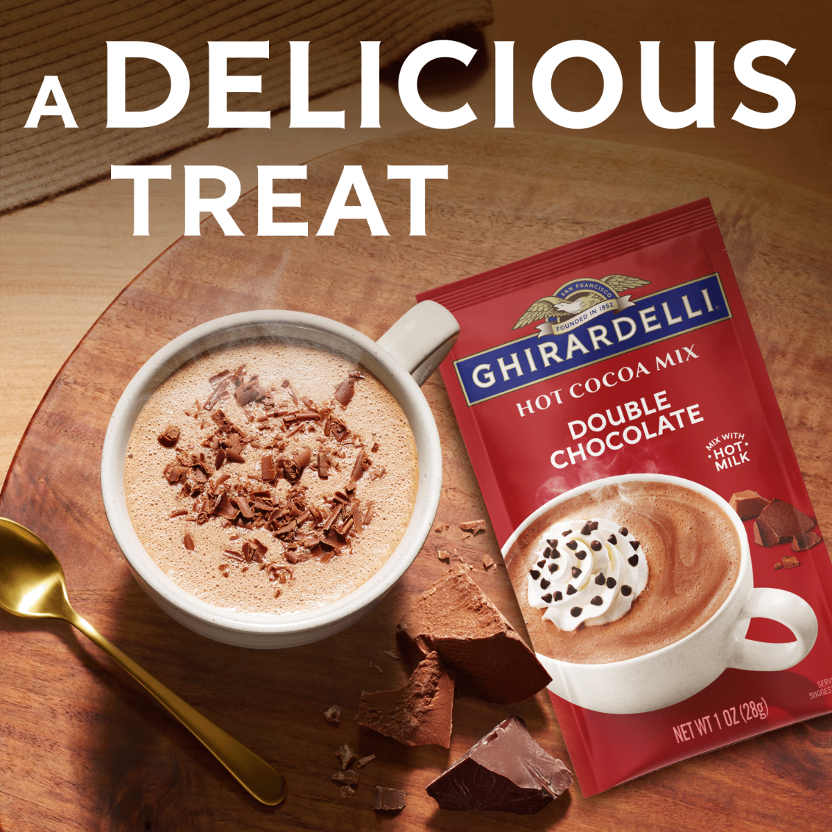 Double Chocolate Hot Cocoa Mix (Case of 8 Cartons) - Image 5