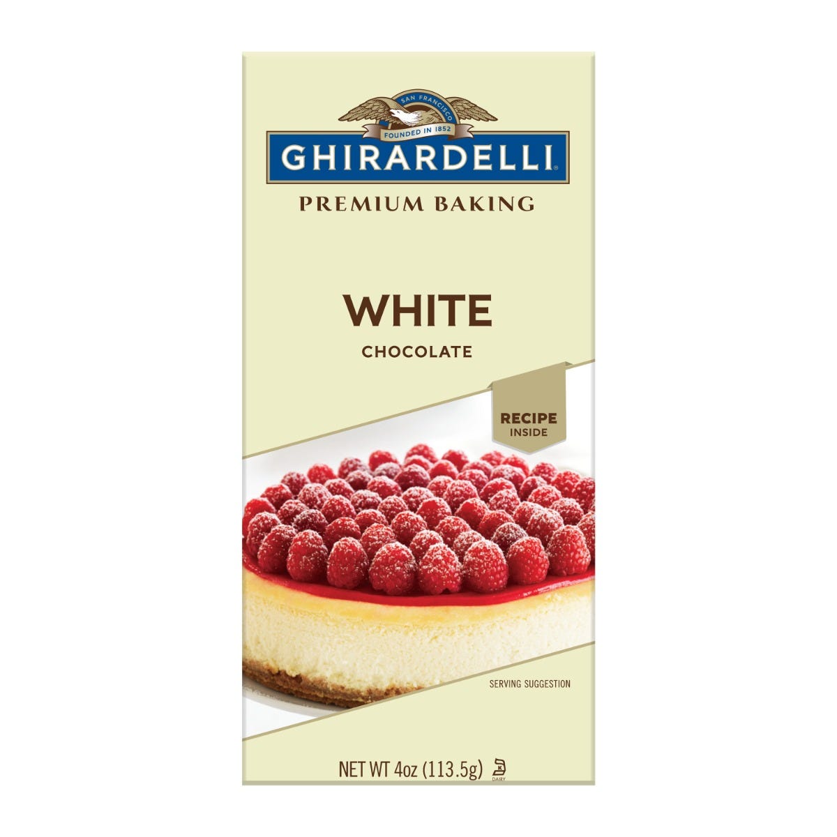 Premium White Chocolate Baking Bar (Case of 12)