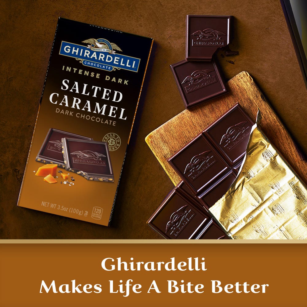 Intense Dark Salted Caramel Dark Chocolate Bar (Case of 12) - Image 6