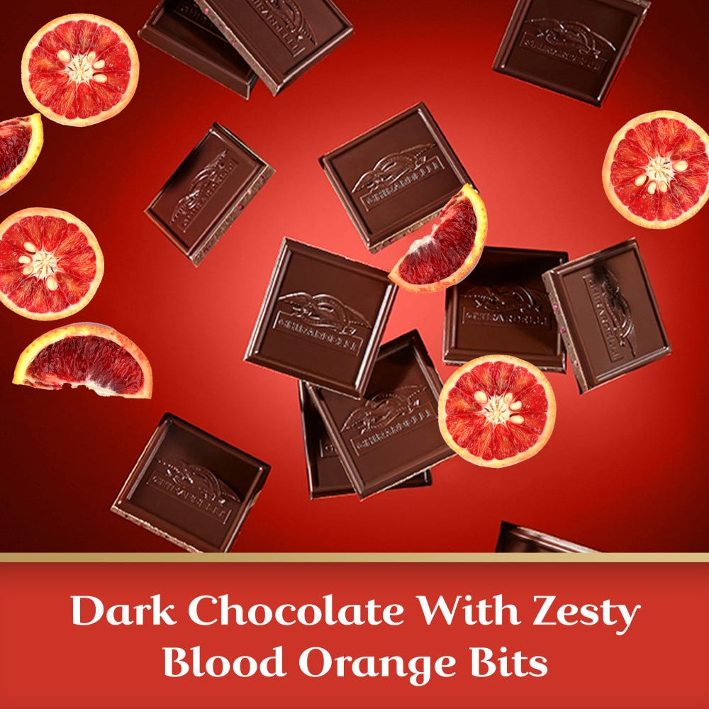 Intense Dark Blood Orange Dark Chocolate Bar (Case of 12) - Image 3