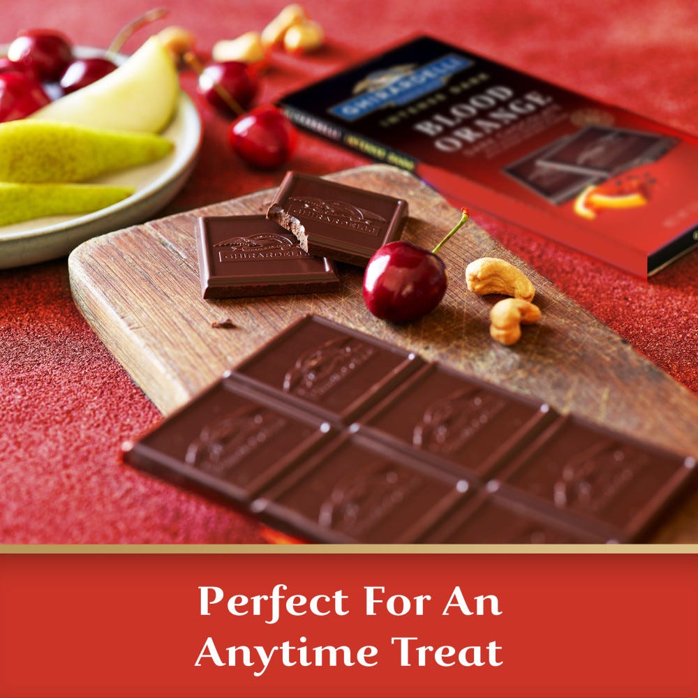 Intense Dark Blood Orange Dark Chocolate Bar (Case of 12) - Image 5