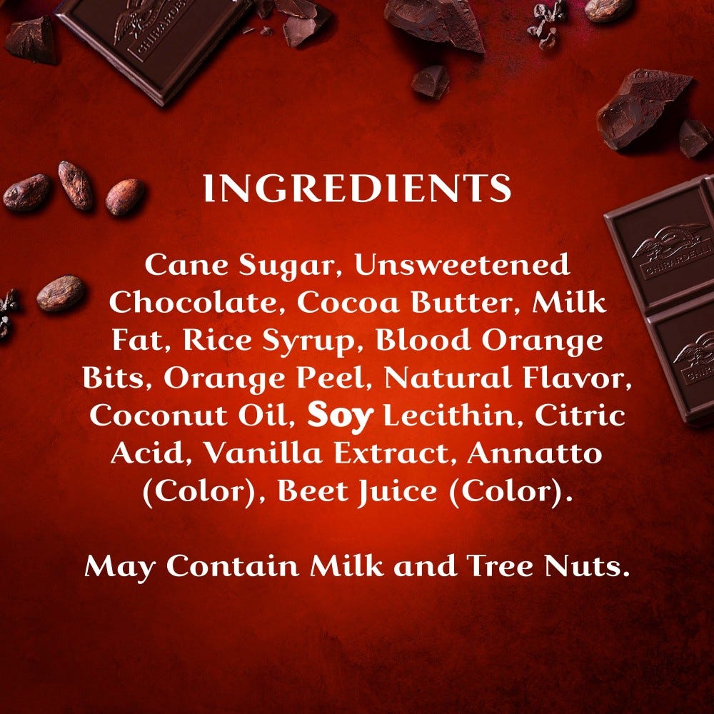 Intense Dark Blood Orange Dark Chocolate Bar (Case of 12) - Image 8