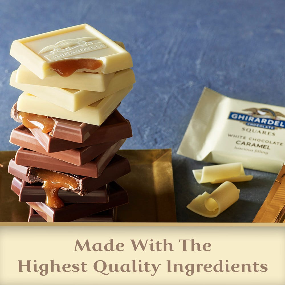 White Chocolate Caramel SQUARES Medium Bag (Case of 6) - Image 4