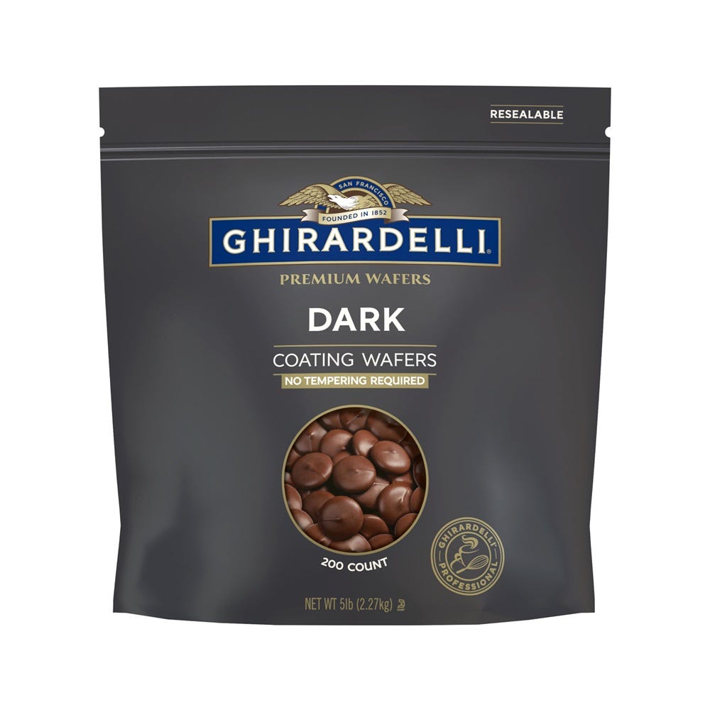 Dark Coating Wafers 5lbs (Case of 2 Bags)