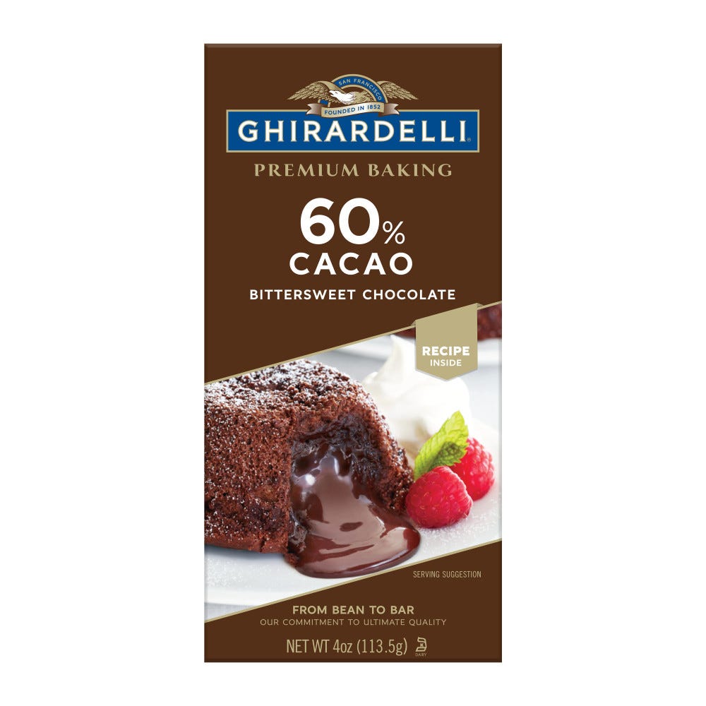 Bittersweet Chocolate 60% Cacao Baking Bar (Case of 12)