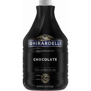 Alternative view of Black Label Chocolate Sauce Pump Bottle Case (6 ct / 87.3 oz. ea)