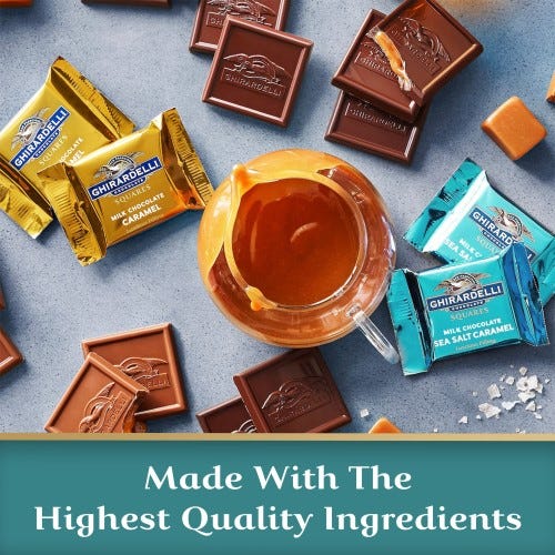 Milk Chocolate Sea Salt Caramel SQUARES Case Pack (430 ct) - Image 5