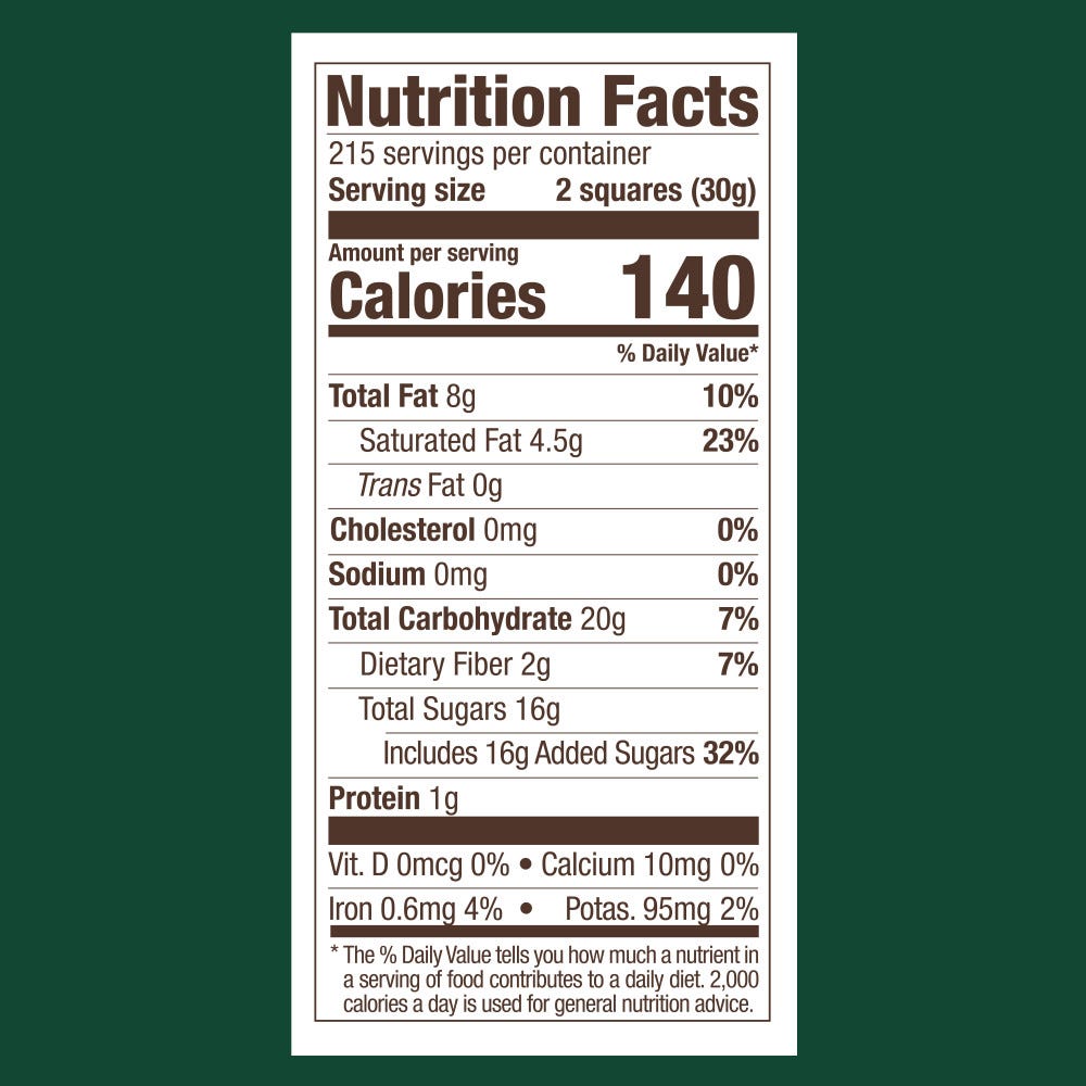 Dark Chocolate Mint SQUARES Case Pack (430 ct) - Image 3