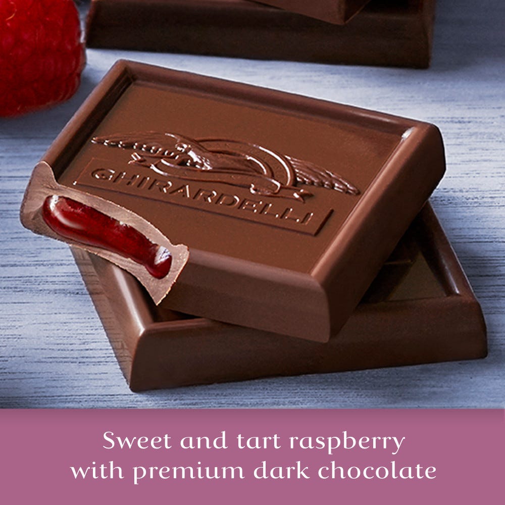Alternative view of Dark Chocolate Raspberry SQUARES Case Pack (430 ct)