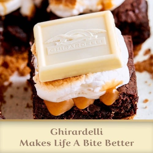 Alternative view of White Chocolate Caramel SQUARES Case Pack (412 ct)