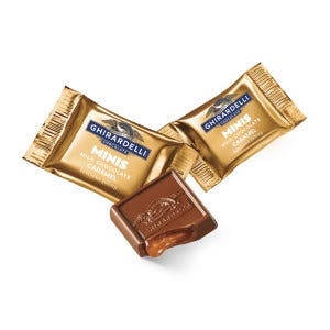 Alternative view of Milk Chocolate Caramel minis Bulk Case Pack (900 ct)