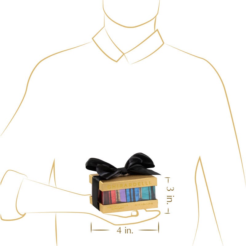 Alternative view of Intense Dark Gold Gift Box 12 SQUARES