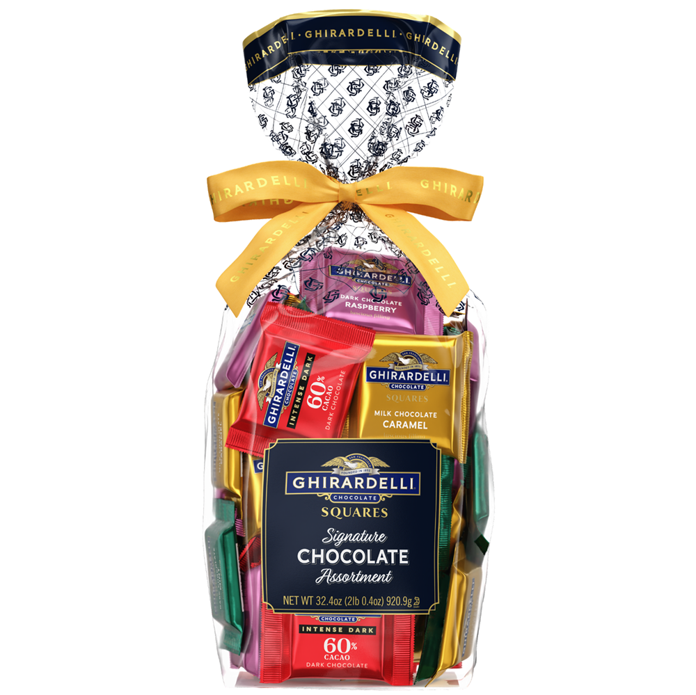 Assorted Chocolate SQUARES Gift Bag 2lb