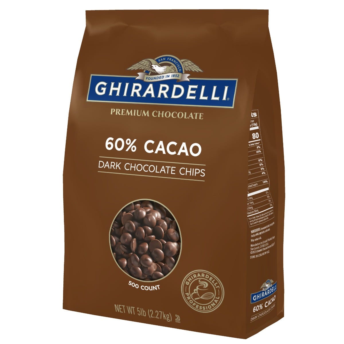 Alternative view of 60% Cacao Chocolate Chips 5lb Bag