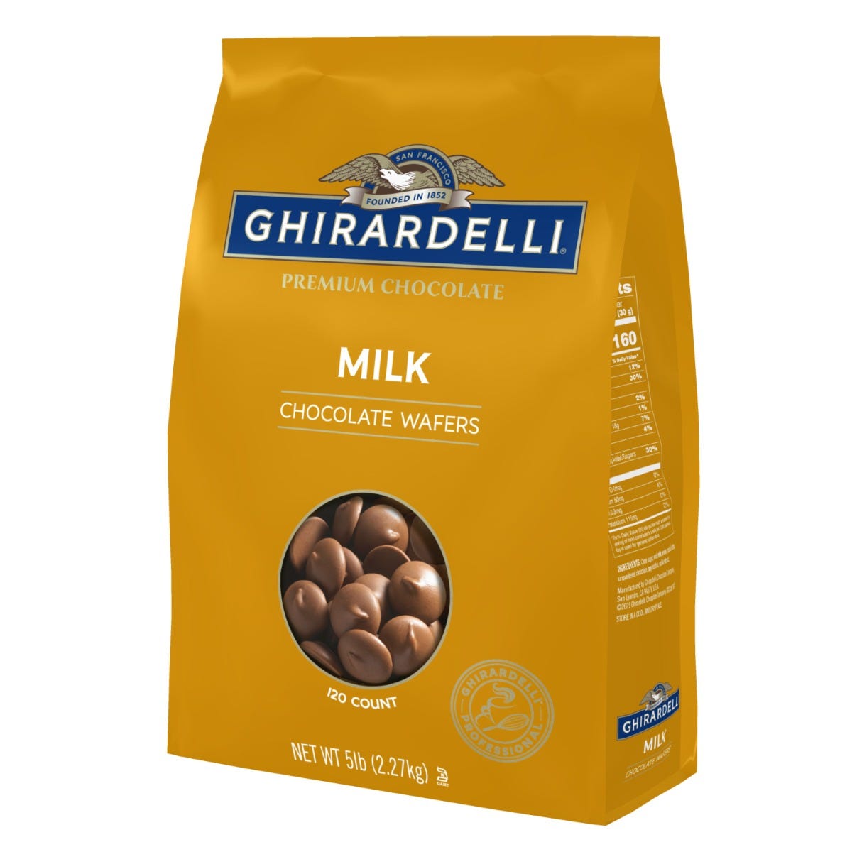 Alternative view of Milk Chocolate Wafers 5lb Bag