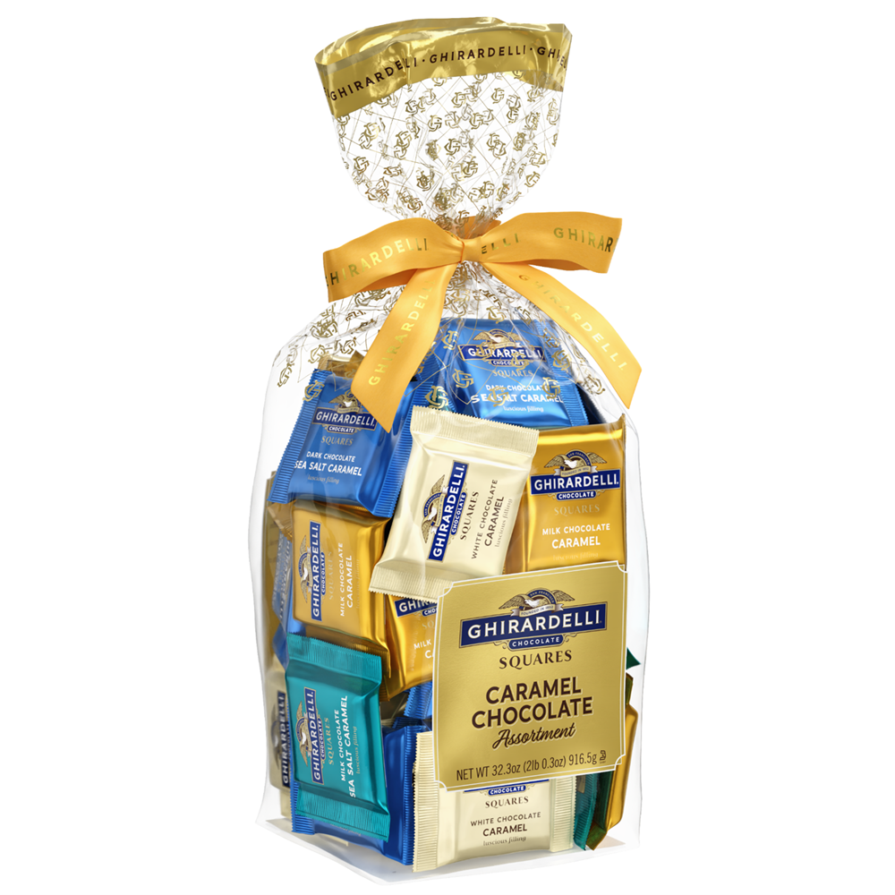 Alternative view of Caramel Chocolate Assorted SQUARES Gift Bag 2lb