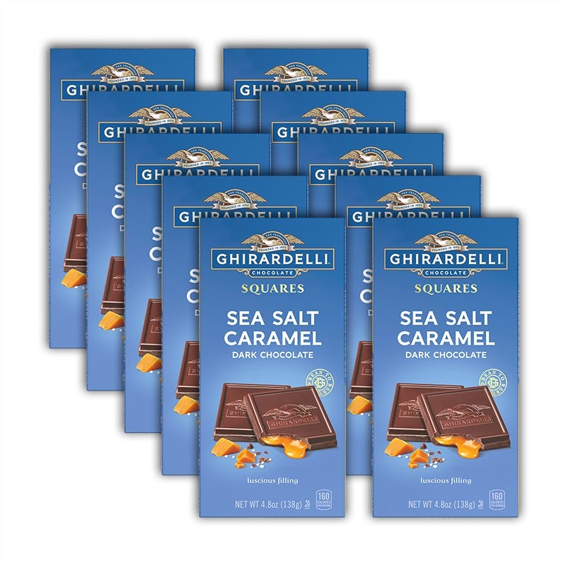 Alternative view of Dark Chocolate Sea Salt Caramel Bar (Case of 10)