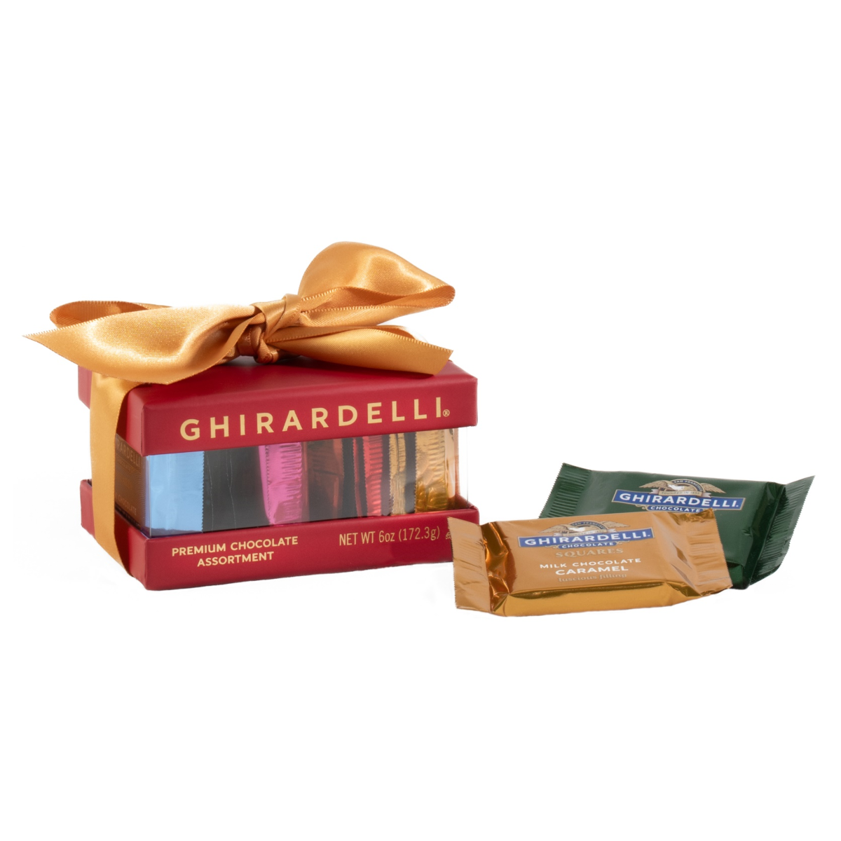 Alternative view of Red Gift Box with Bow (12pc)