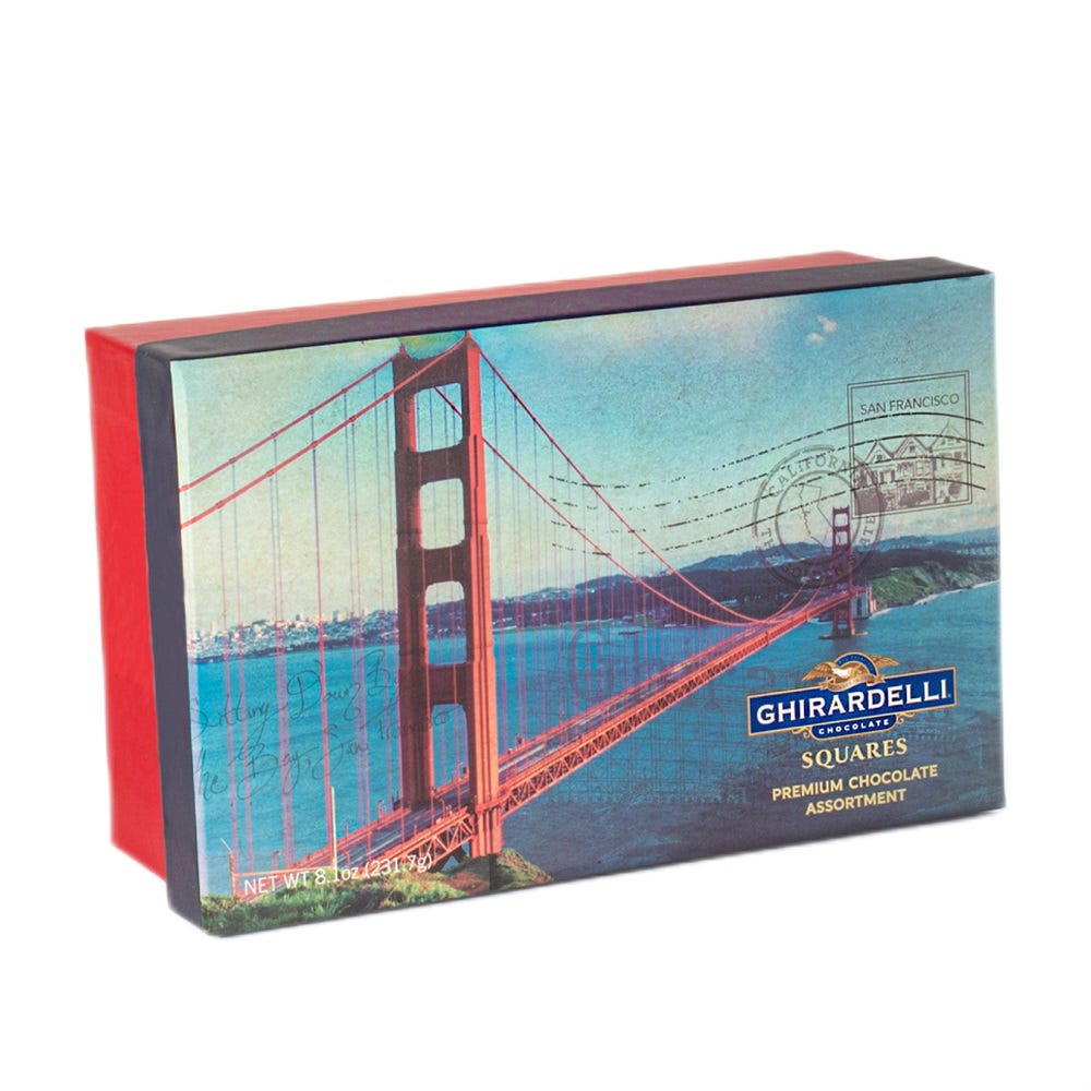 Alternative view of San Francisco Golden Gate Gift Box 18 SQUARES