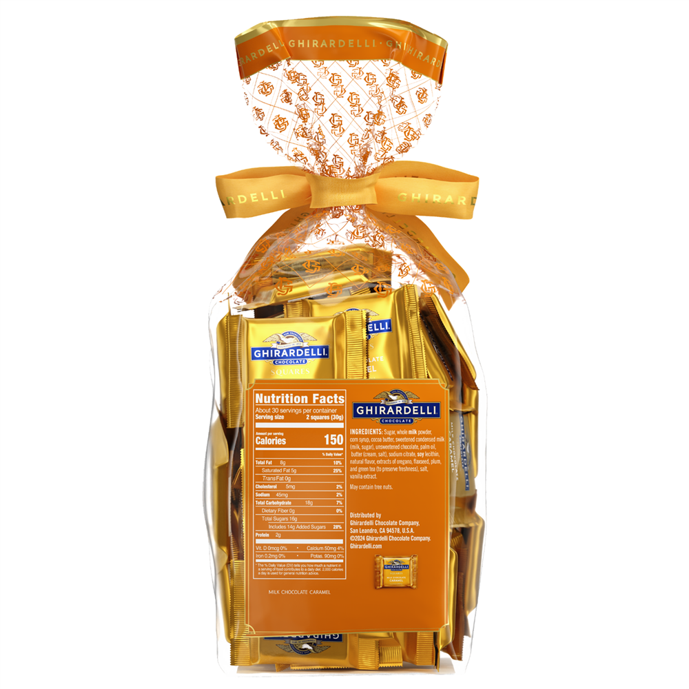 Alternative view of Milk Chocolate Caramel SQUARES Gift Bag 2lb