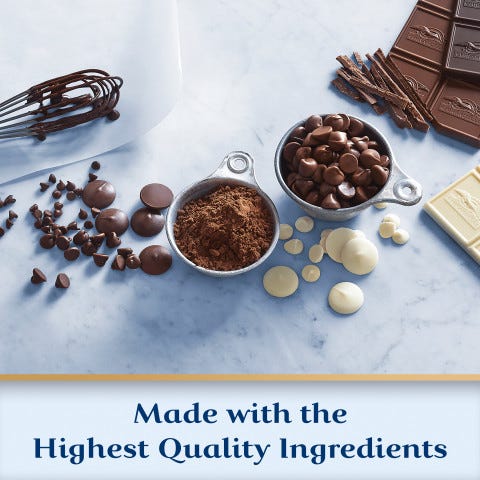 Ghirardelli 52% Cacao Non-Dairy Dark Chocolate Chips (Case of 12) - Image 3