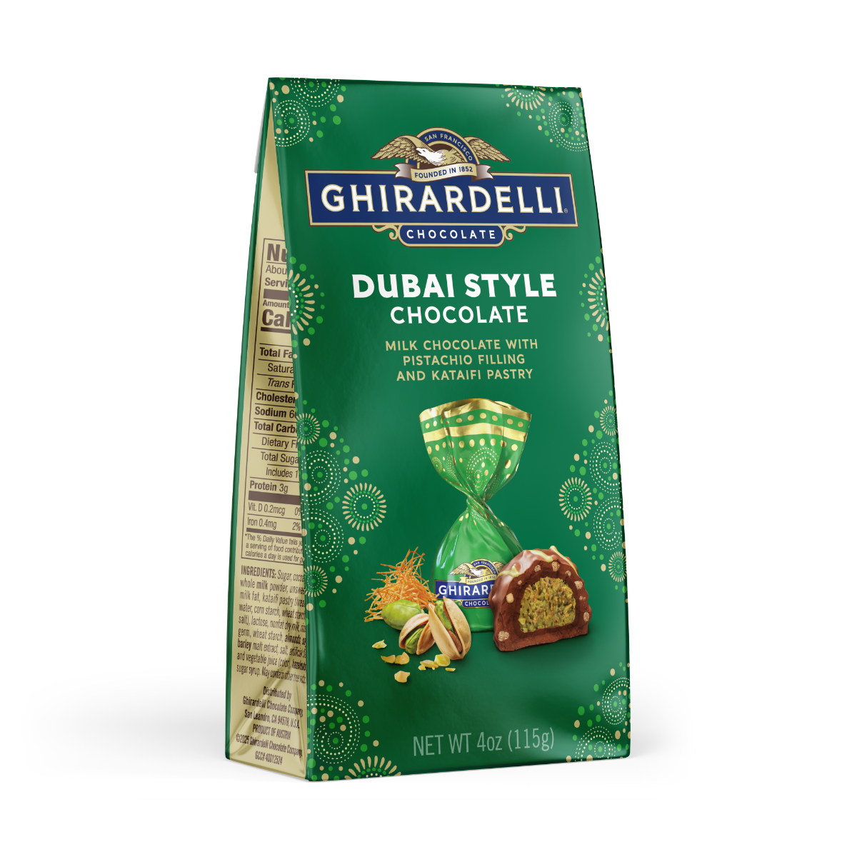 Ghirardelli Dubai Style Chocolate Bag 4 oz